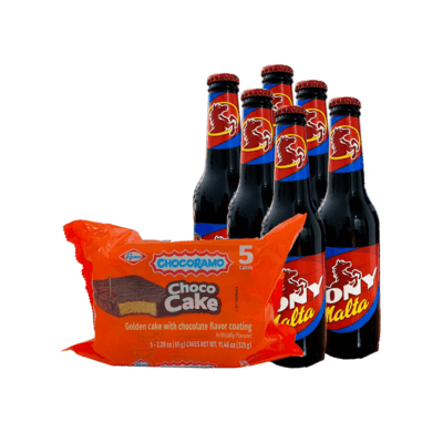 Pack ChocoCakes 5 Units + 6 Pack Pony Malta Combo