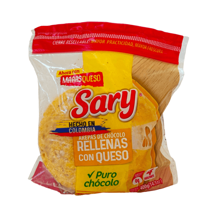 CHOCLO RELLENAS CON QUESO Sweet Corn Arepa with Cheese