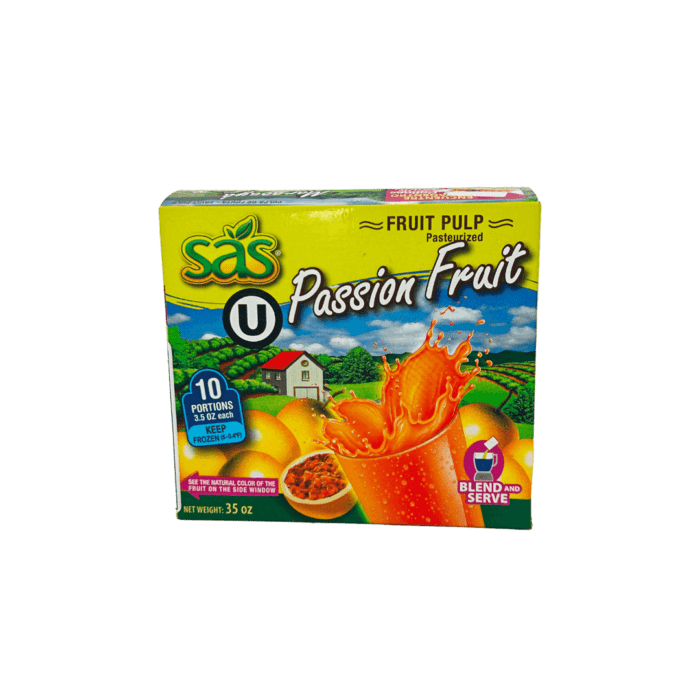 PASSION FRUIT Passionfruit Fruit pulp - 1Kg Box (10 x 100g Sachets)