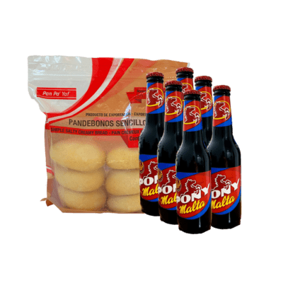 6 Pack Pony Malta + Pandebonos Pan Pa' Ya! Combo