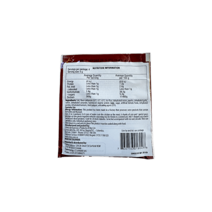 El Rey Sancocho Seasoning Mix