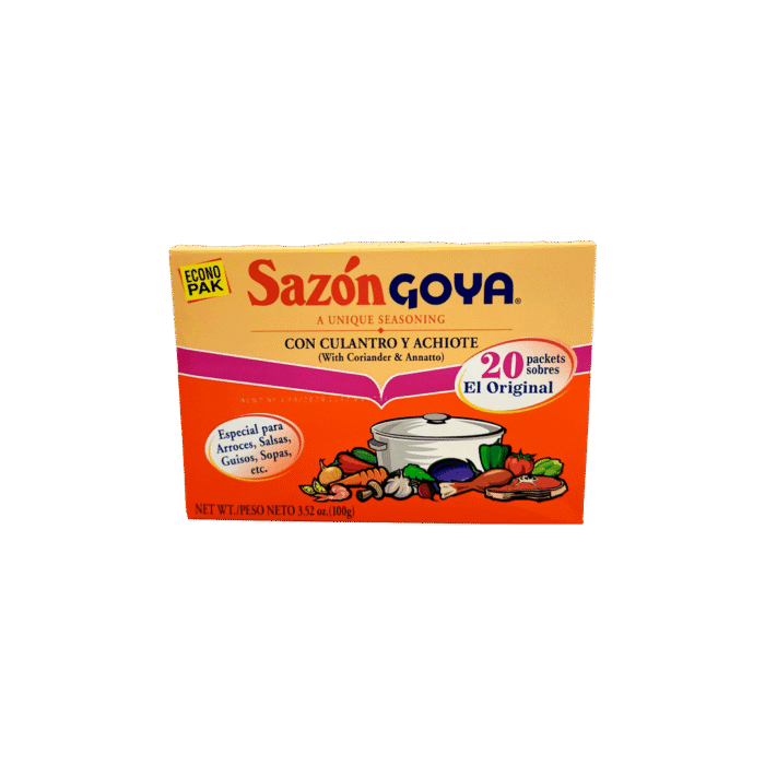 SAZON GOYA CON CULANTRO Y ACHIOTE Goya Sazon Coriander & Annatto