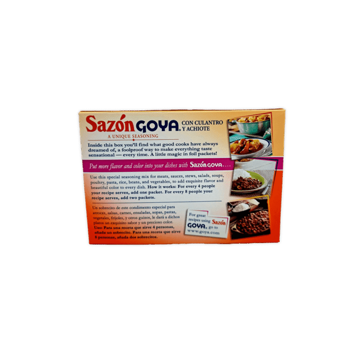 SAZON GOYA CON CULANTRO Y ACHIOTE 3 Goya Sazon Coriander & Annatto