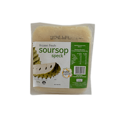 FROZEN FRESH SOURSOP SPECK Frozen Fresh Soursop Speck (Guanabana Mota)