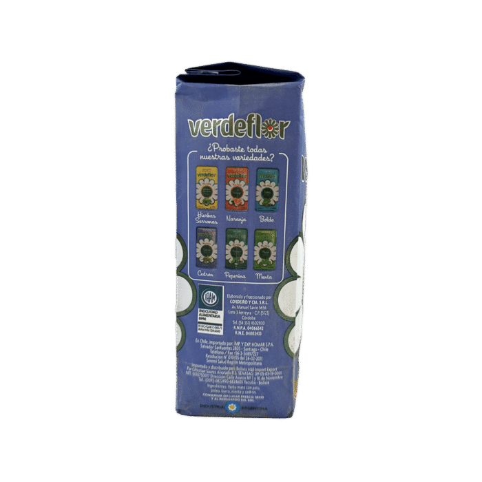 YERBA MATE VERDE FLOR CEDRON 3 Yerba Mate Verdeflor Cedrón