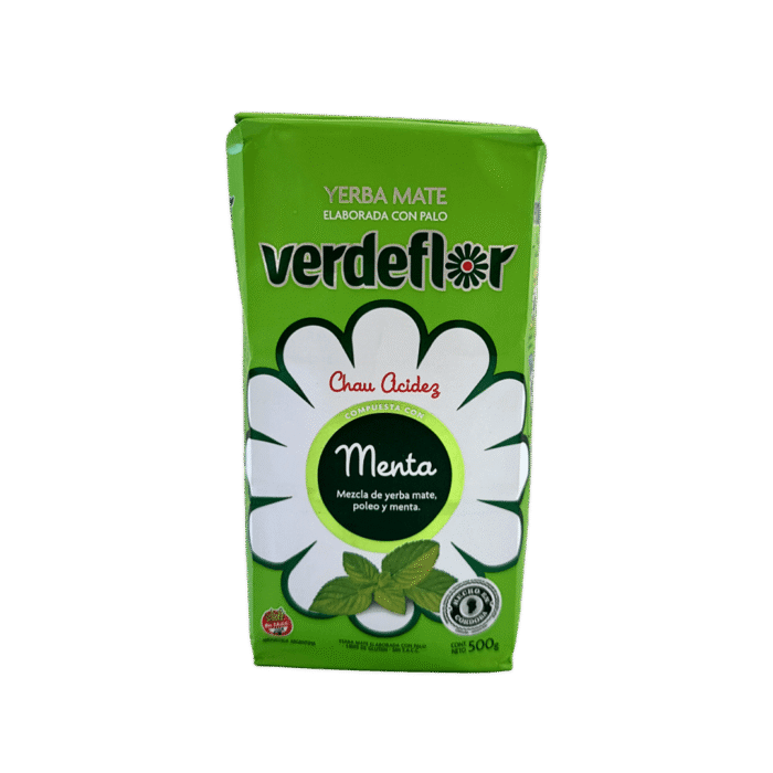 YERBA MATE VERDE FLOR MENTA Yerba Mate Verdeflor Menta
