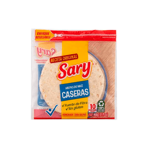 Sary Casera White Corn Arepas